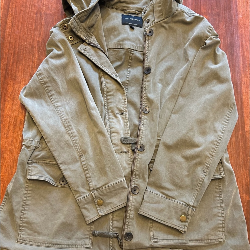 Lucky Brand Women's Utility Jacket in Tan